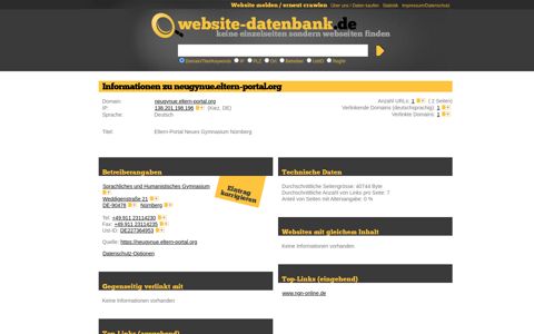 Infos zu neugynue.eltern-portal.org (Eltern-Portal Neues ...