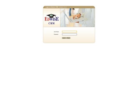 Login to Edwise CRM Version 21.11
