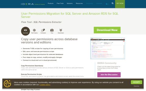 SQL Server Permissions Extractor - Free Tool | IDERA