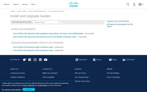 Cisco HyperFlex HX-Series - Install and Upgrade Guides - Cisco