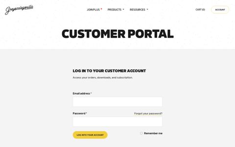 Customer Portal - Greyscalegorilla
