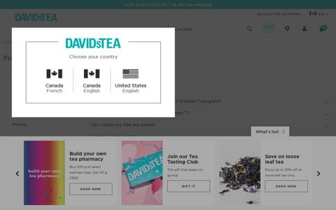 Questions About Frequent Steeper - DAVIDsTEA