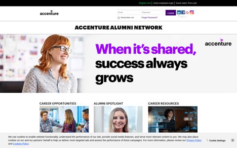Accenture Alumni Network: Welcome