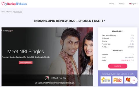 IndianCupid Review Update November 2020 | Is It Perfect or ...