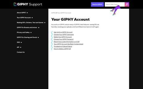 Your GIPHY Account – GIPHY
