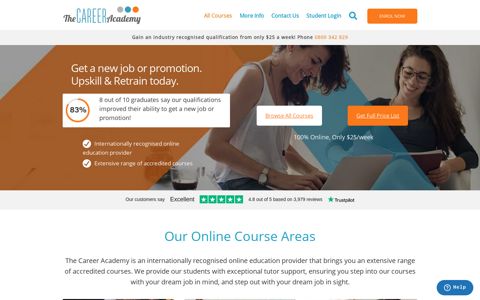 Online Courses NZ | Online Learning | The Career Academy NZ