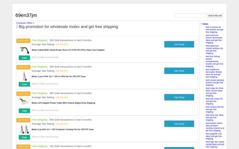 ③ Big promotion for wholesale molex and get free shipping ...