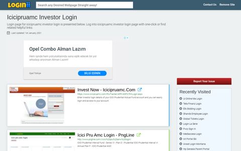 Icicipruamc Investor Login - Loginii.com