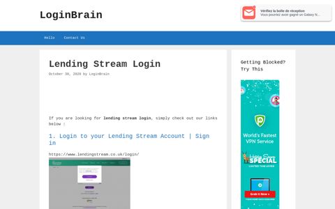 Lending Stream - Login To Your Lending Stream Account ...