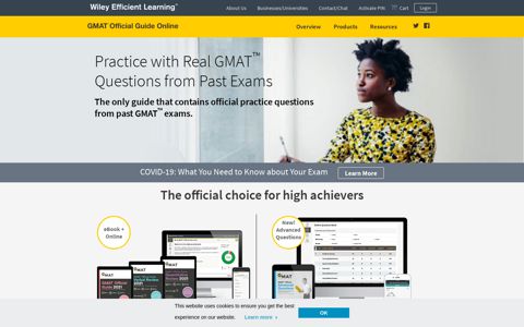 GMAT™ Official Guide Online – Wiley Efficient Learning