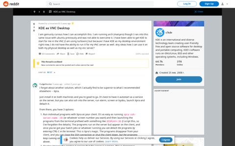 KDE as VNC Desktop : kde - Reddit