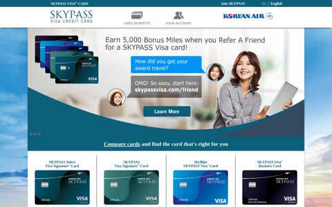 SKYPASS Visa Credit Card - Earn SKYPASS Miles on Korean ...