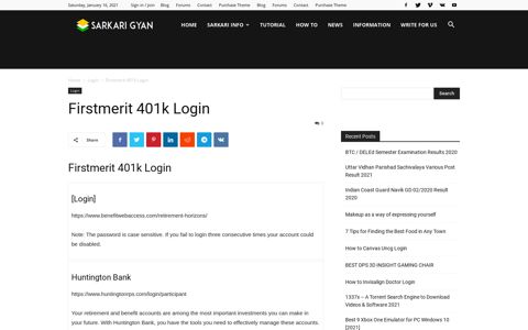 Firstmerit 401k Login - Online Login Complete Guide - Official ...