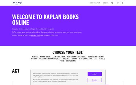 Kaplan Books Online | Kaplan Test Prep