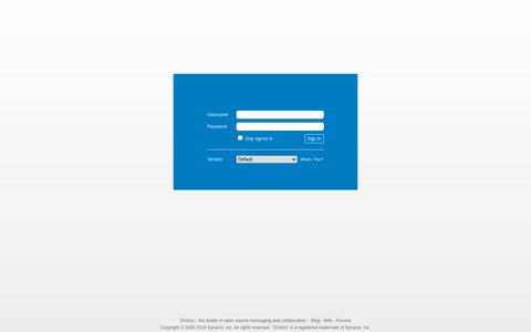 Email Login - Zimbra Web Client Sign In - Jade Communications