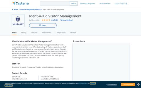 Ident-A-Kid Visitor Management Reviews and Pricing - 2020
