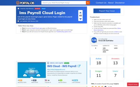 Ims Payroll Cloud Login - Portal-DB.live