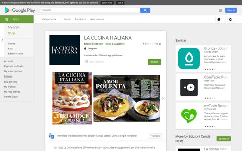 LA CUCINA ITALIANA - Apps on Google Play