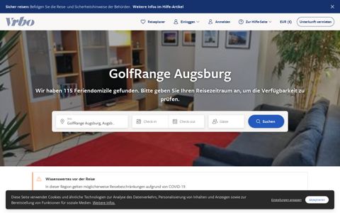 Ferienwohnung GolfRange Augsburg, Augsburg: Häuser und mehr ...