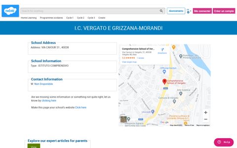 I.C. VERGATO E GRIZZANA-MORANDI - Contact Information & More
