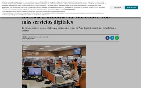 Ibercaja transforma su 'call center' con más servicios digitales