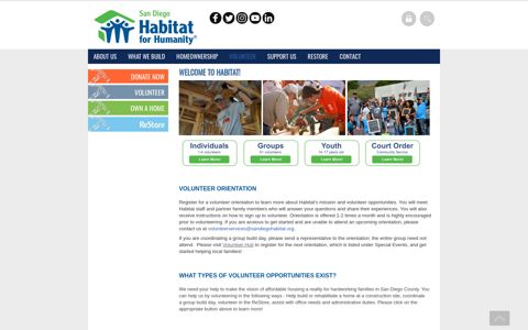New Volunteer? Start Here! - San Diego Habitat for Humanity