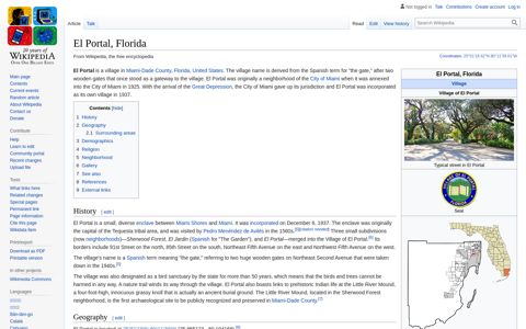 El Portal, Florida - Wikipedia