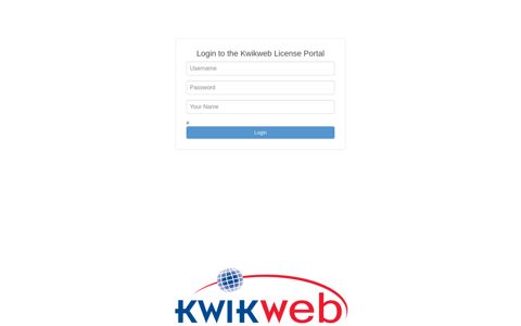 Kwikweb Franchise - Login - Kwikwap