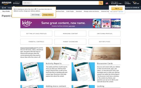 Amazon FreeTime: Parent Dashboard: Kindle ... - Amazon.com