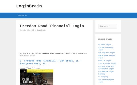freedom road financial login - LoginBrain