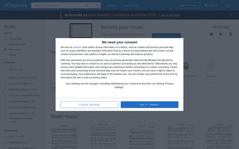 Musescore.com | The world's largest free sheet music catalog ...
