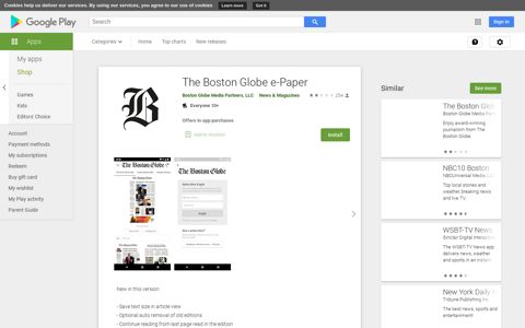 The Boston Globe e-Paper - Apps on Google Play