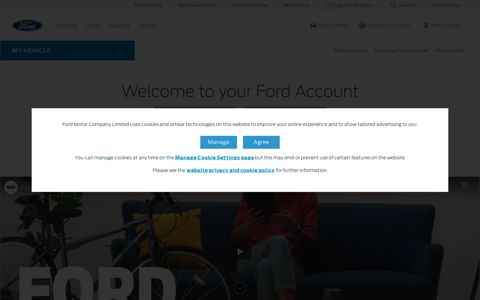 My Ford Account | Log in to Access Your Features | Ford UK