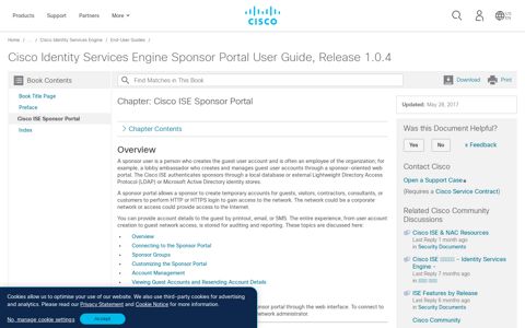 Cisco ISE Sponsor Portal