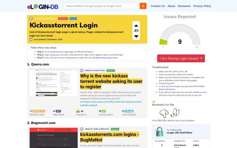 Kickasstorrent Login - Find Login Page of Any Site within ...