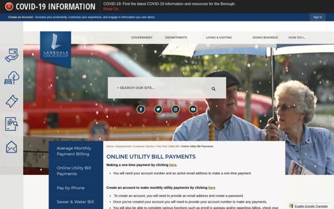 Online Utility Bill Payments | Lansdale Borough, PA - Official ...