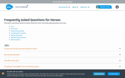 Frequently Asked Questions for Heroes | Local Heroes