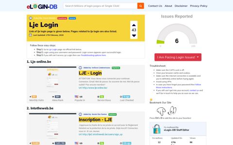 Lje Login - A database full of login pages from all over the ...