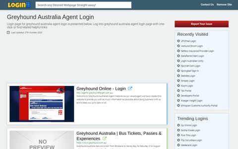 Greyhound Australia Agent Login - Loginii.com