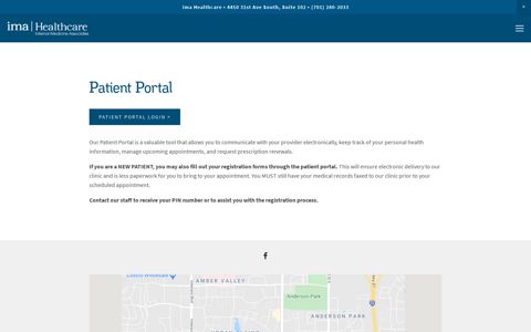 Patient Portal — ima Healthcare