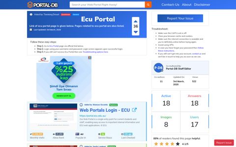 Ecu Portal