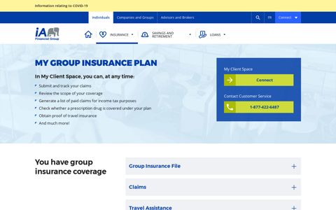 My Group Insurance Plan | iA Financial Group