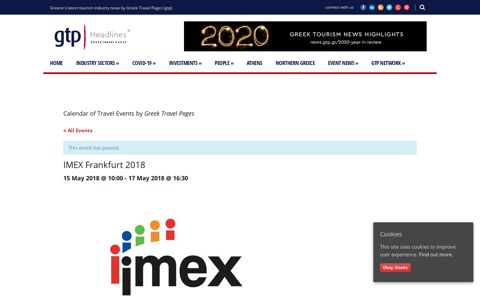 IMEX Frankfurt 2018 – GTP Headlines
