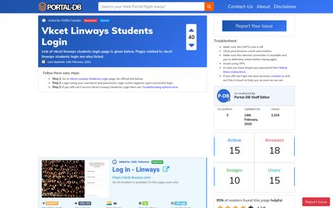 Vkcet Linways Students Login - Portal-DB.live