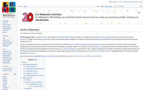 Active Directory - Wikipedia