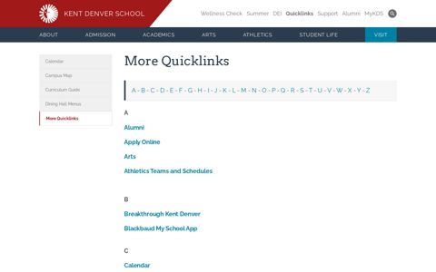 Quicklinks - Kent Denver School