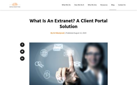 What Is An Extranet? A Client Portal Solution
