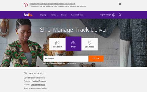 Home | Shipping, Logistics & Courier Services | FedEx Canada