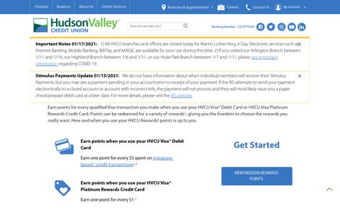 HVCU Rewards! - Hudson Valley Credit Union