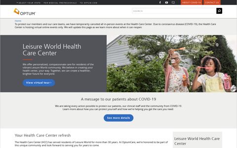 Leisure World Health Care Center - OptumCare